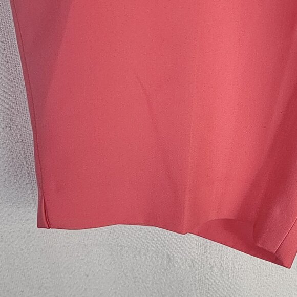 Sport Haley Coral Poly Rayon Span Flat Front 19" Length Golf Short w/Owl Size 18 - Picture 7 of 16